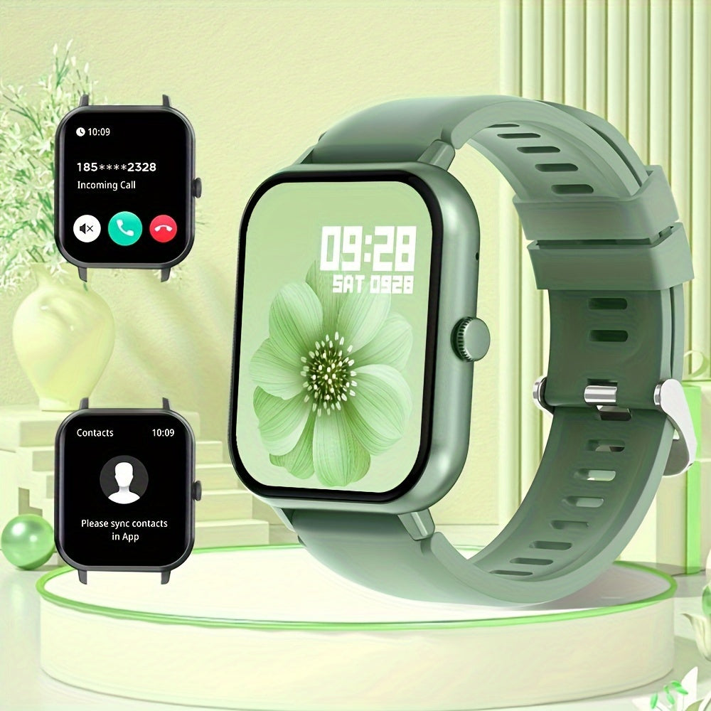 Smart Watch with Wireless Call Answering 1.83-Inch HD Screen Waterproof Fitness Tracker with 123 Sports Modes