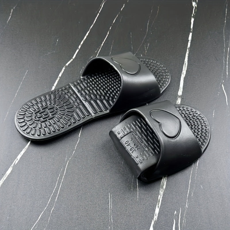 Unisex EVA Slippers Casual Solid Color Slip-On Slides Non-Slip Foldable