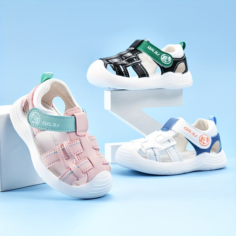 Unisex Children's Summer Soft-Soled Sandals for Learning to Walk Toddler Beach Shoes for Boys and Girls 0-3 Years