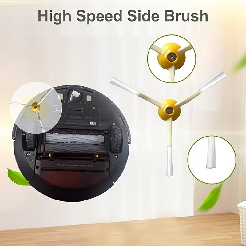 Replacement Side Brush Set for Roomba Vacuum 6/8 Pieces Durable Plastic