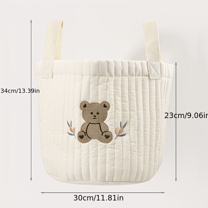 Cartoon Bear Diaper Bag for Moms Versatile Storage Baby Bag for Gifts