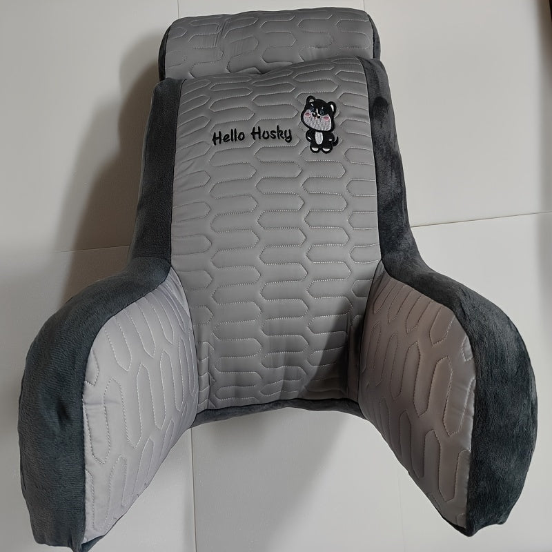 Latex Lumbar Support Pillow for Bed Sofa Home Office Enlarged Backrest