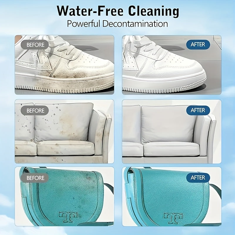 Unisex White Shoe Cleaning Paste Waterless Stain Remover Multipurpose