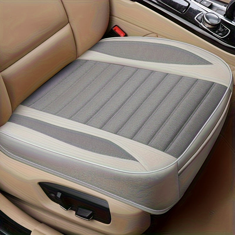 Hemp Fabric Car Seat Cushion Non-Slip Lightweight Universal Fit