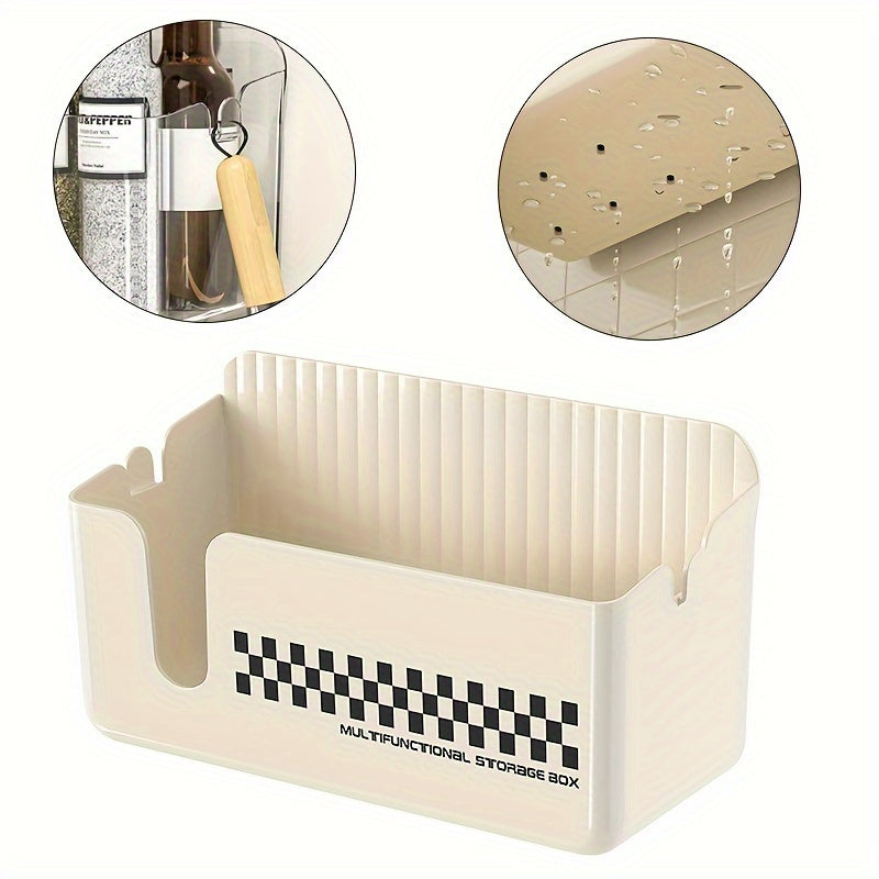 Shaffof oshxona saqlash qutisi piyoz, zanjabil, sarimsoq va devorga osib qo‘yiladigan hammom tashkilotchisi uchun