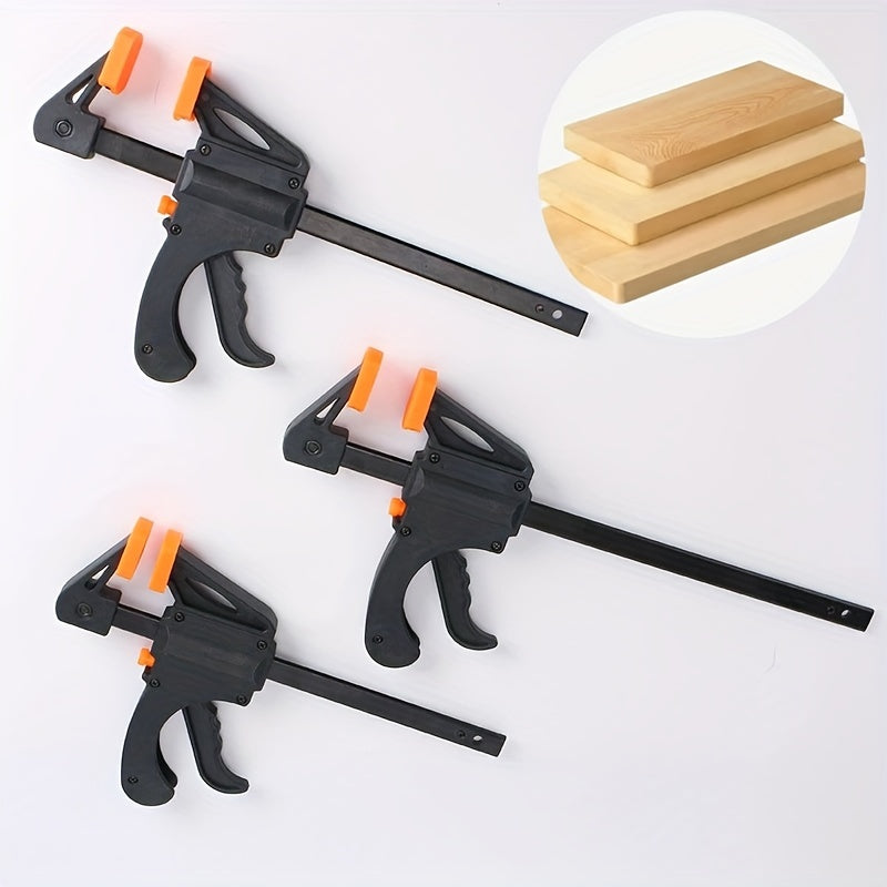 Woodworking Clamp F-Type Adjustable Ratchet Grip Heavy Duty 4 Inch Tool