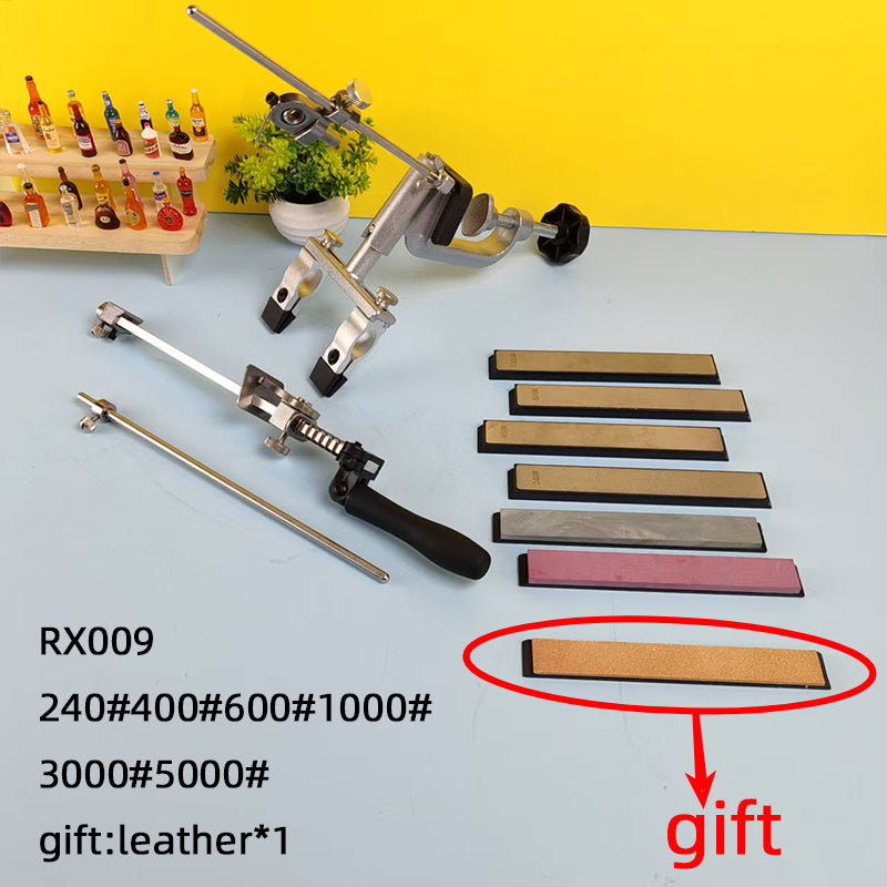 360-daraja aylanadigan va doimiy burchakda maydalash tizimiga ega oshxona asboblari uchun takomillashtirilgan silliqlash mashinasi.