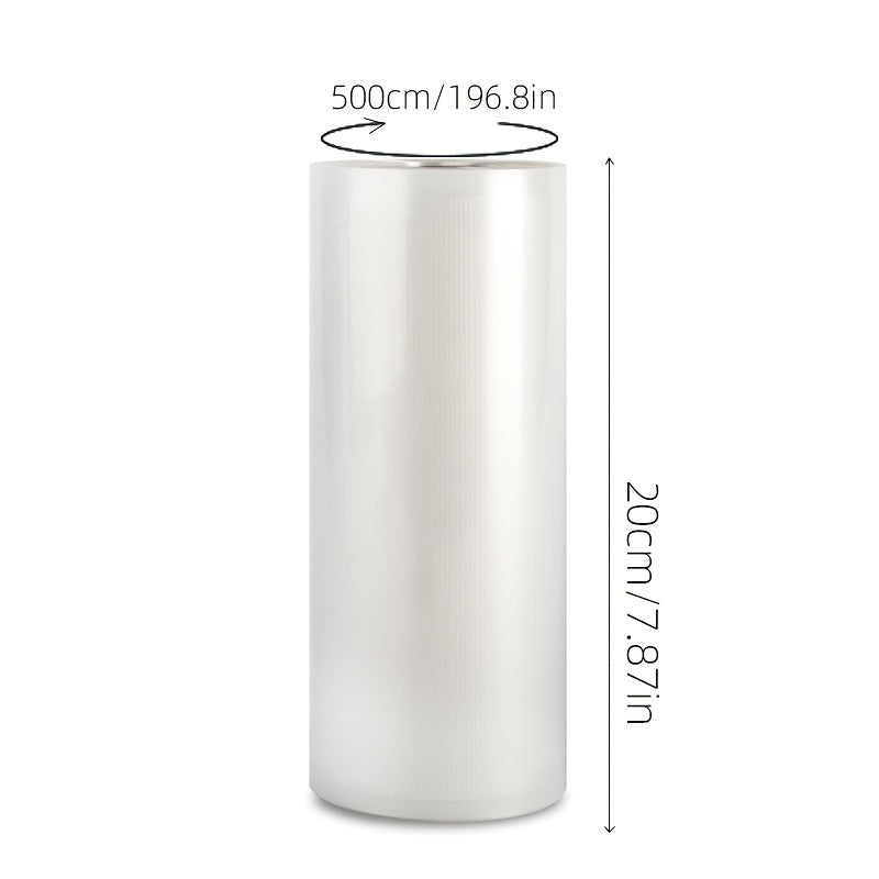 1 рулон профессиональных вакуумных пакетов agashe с улучшенной текстурной поверхностью, эффективным удалением воздуха, герметичной запайкой для хранения продуктов в больших объемах, подготовки блюд, медленного приготовления. Совместим с большинством