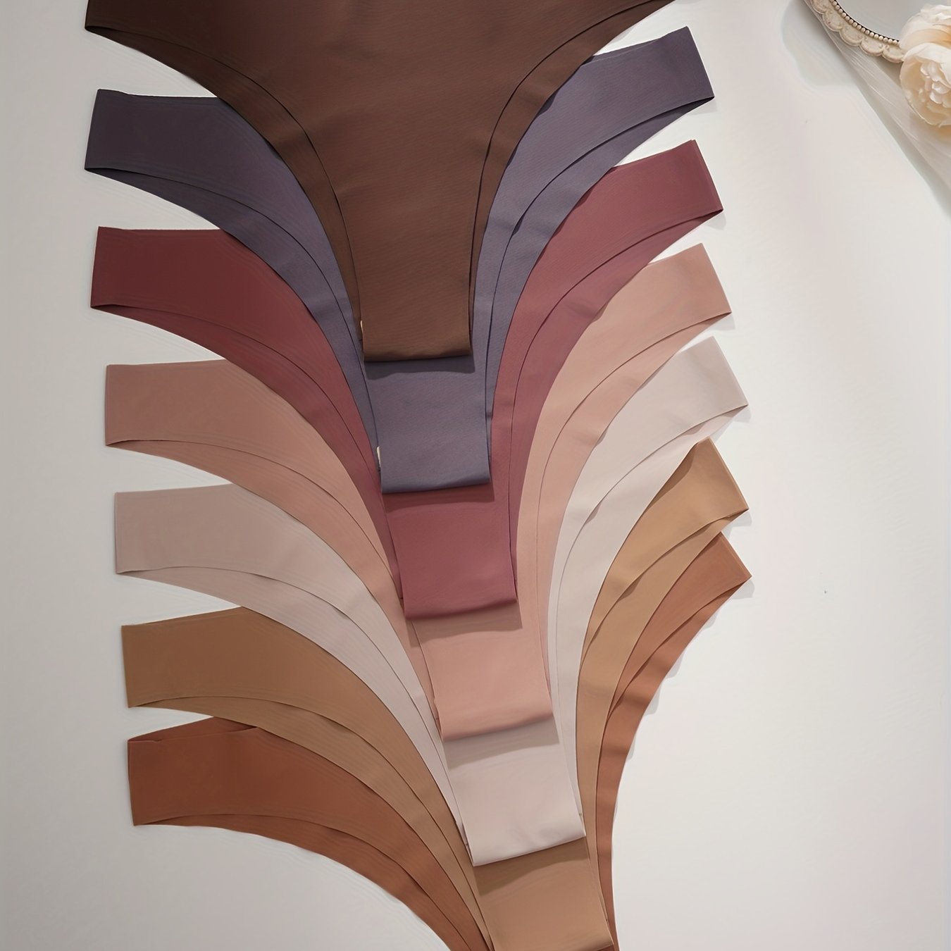 Women's Seamless Multi-Colored Bikini Briefs for Sports and Activewear