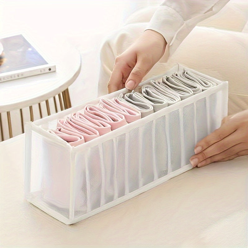 Fabric Storage Baskets for Clothing Organization Large Capacity with Compartments