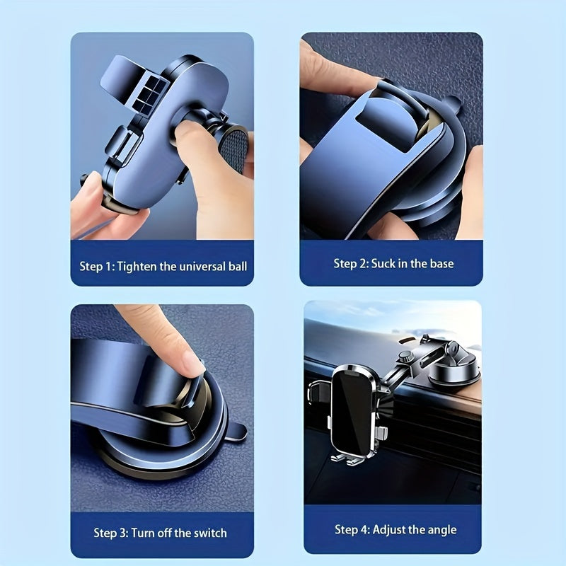 Soporte de succión para teléfono de coche universal, con rotación, para camiones