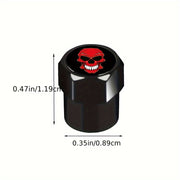 Universal Car Tire Valve Cap Stem Skeleton Style Wheel Accessories Gift