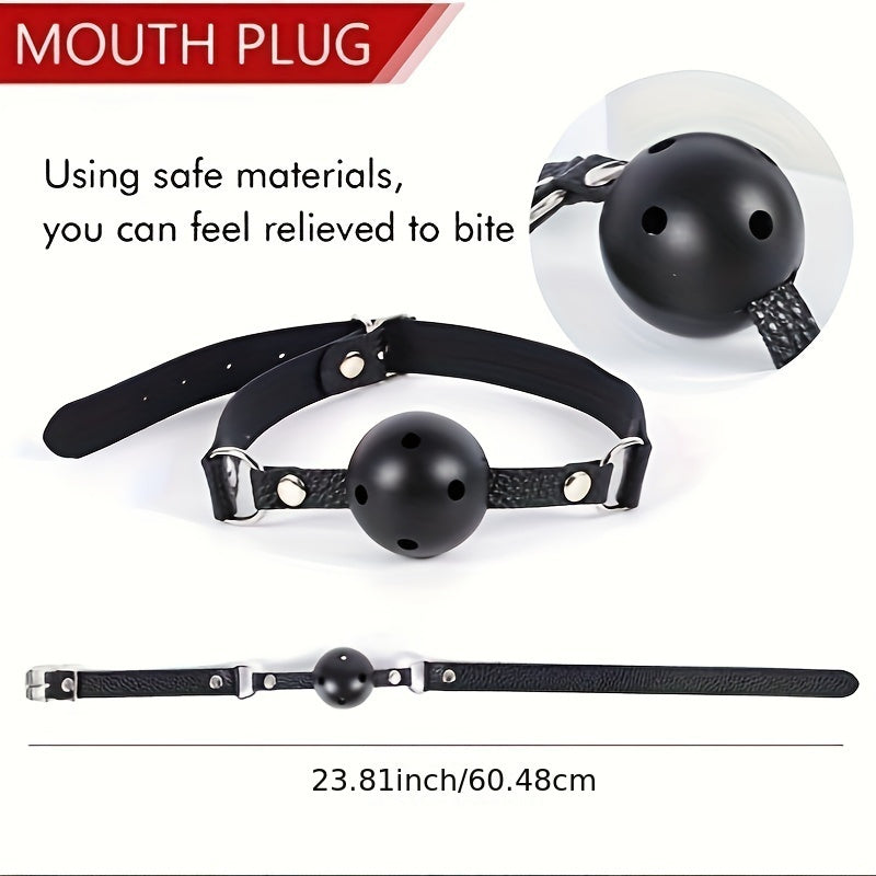 10pcs Adult Bondage Set for Couples Latex-Free Handcuffs Collar Accessories
