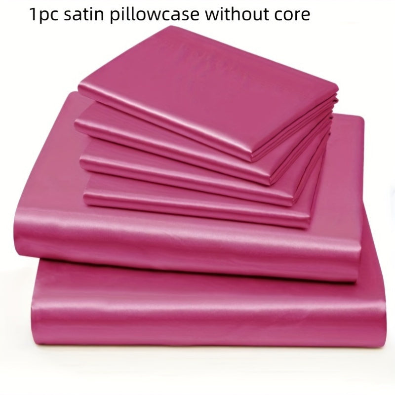 Luxury Satin Pillowcase Soft Skin-Friendly Hair-Friendly Machine Washable