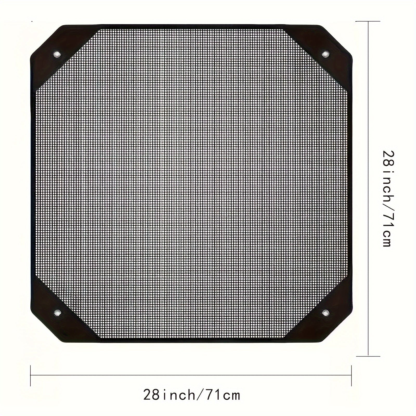 Outdoor Air Conditioner Cover Mesh Design Snow Leaf Protection with Elastic Hooks