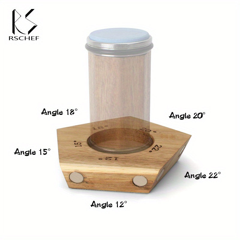 Burchaklari 15/17/19/21 daraja bo'lgan sozlanadigan aylanuvchi pichoq silliqlash mashinasi, bambuk asosli qo'lda tosh, shovqinli silliqlash