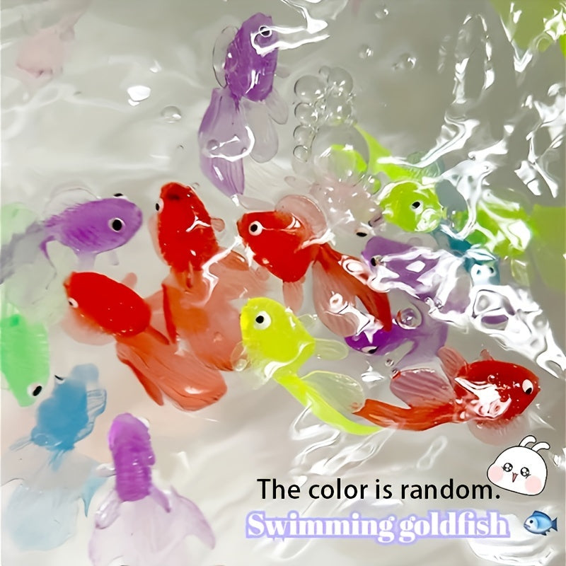 Floating Goldfish Cat Toy with Realistic Swimming Fish Durable Plastic Indoor Outdoor