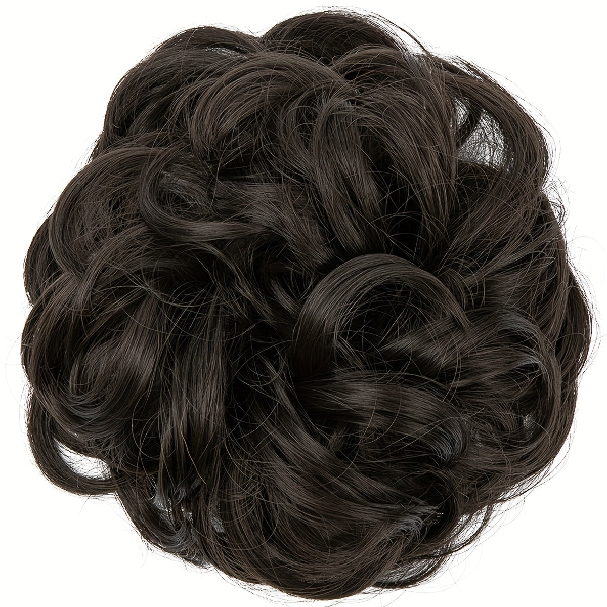 Women's Hair Wig with PET Material, High Gloss, Sewn Connection, 50g