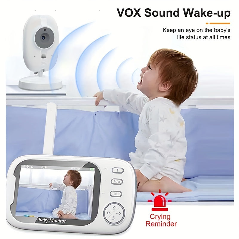 Baby Monitor with 720P HD Camera 12.7cm LCD Screen 274M Wireless Night Vision Two-Way Audio