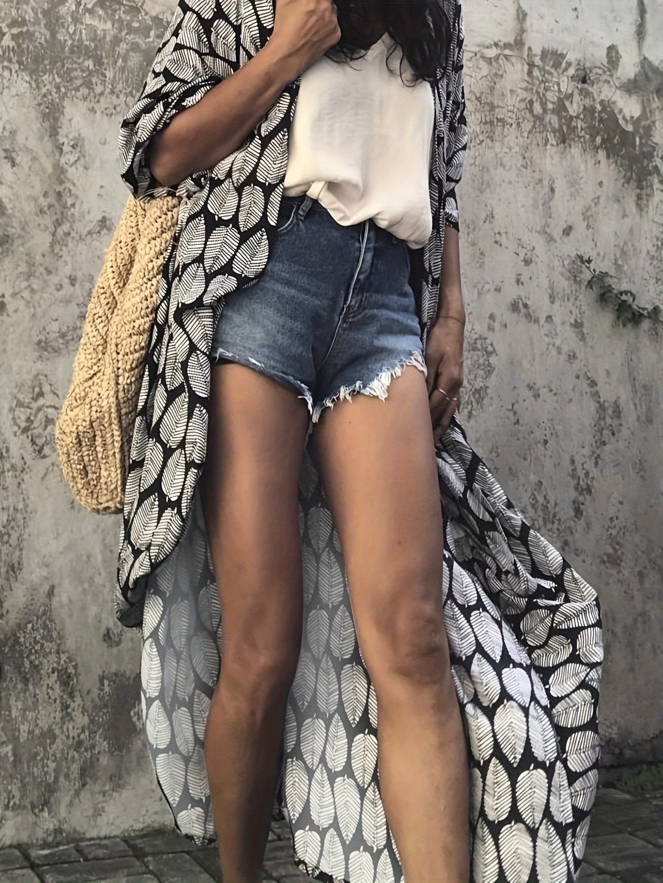 Печатный пляжный накидка для купальника для пляжного отдыха