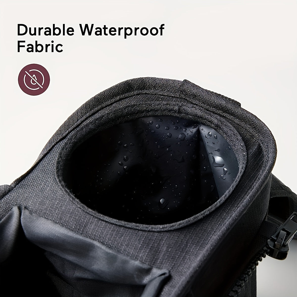 Black Stroller Organizer with Large Capacity and Multiple Pockets