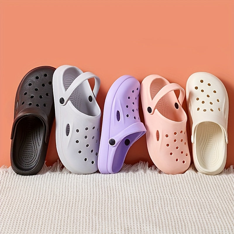 Women's and Men's EVA Clogs Lightweight Breathable Non-Slip Beach Shoes