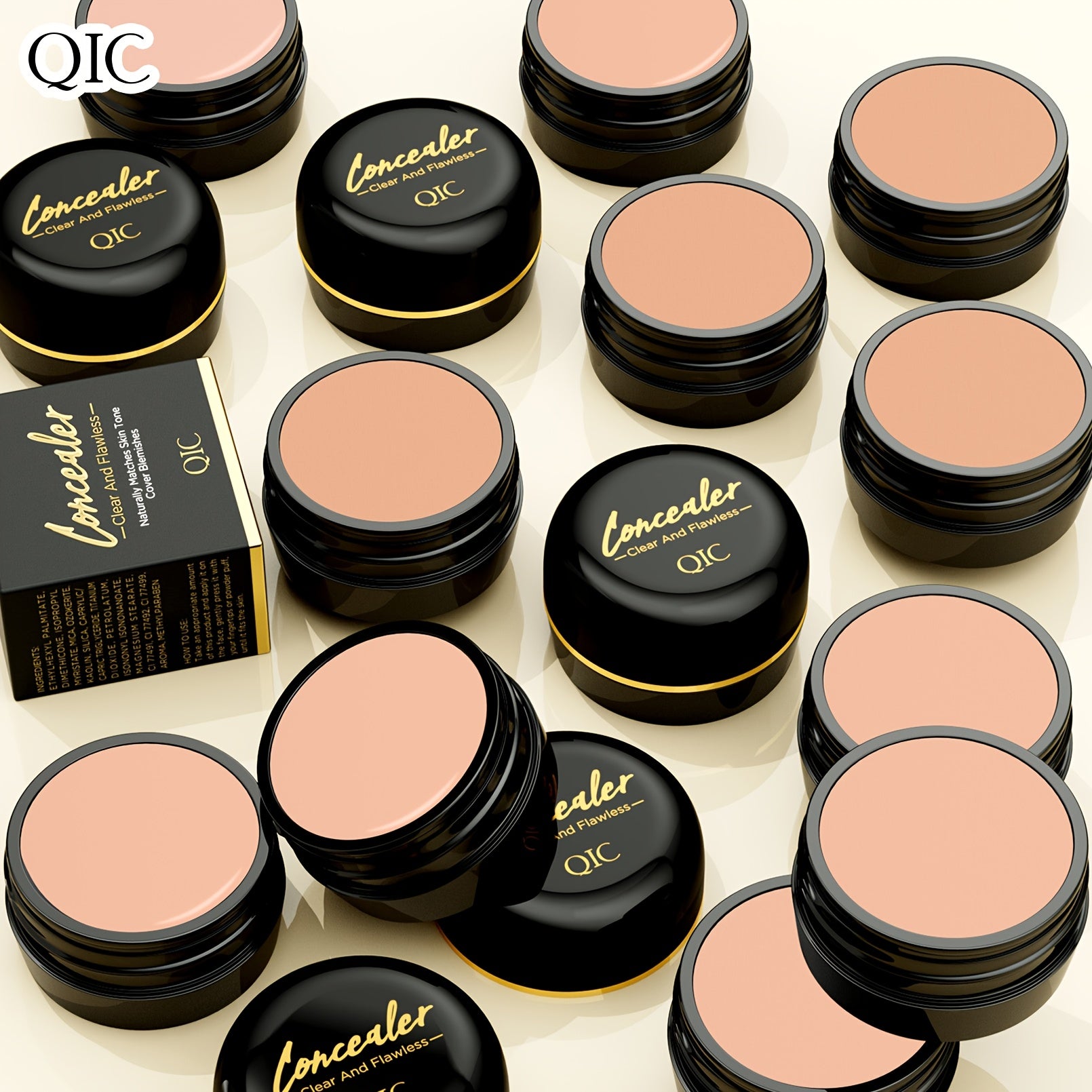 Full Coverage Concealer for Mature Skin Natural Finish Long-Lasting Matte