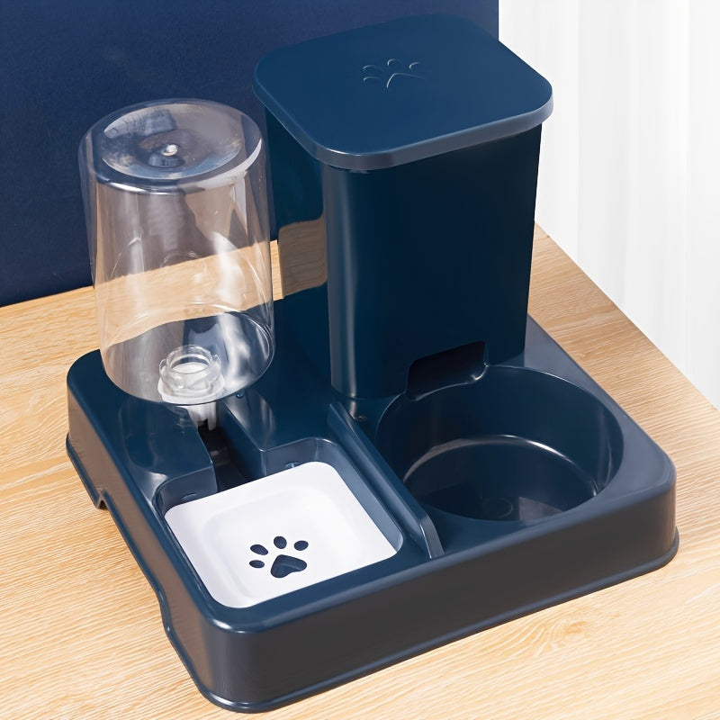 Battery-Free Cat and Dog Food and Water Dispenser Non-Electric