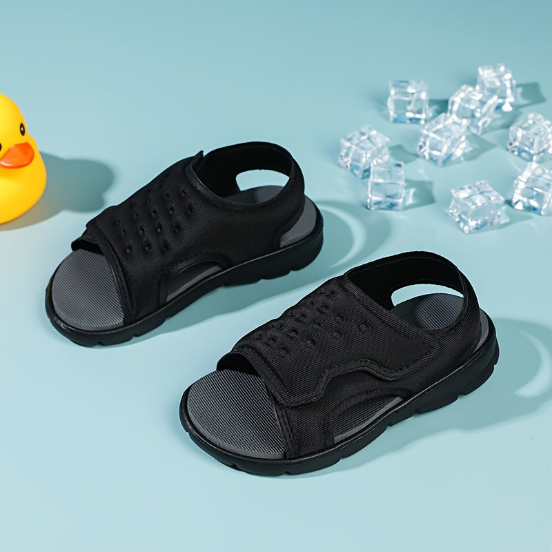 Kids Boys Open-Toe Mesh Sandals Lightweight Breathable All-Season Casual