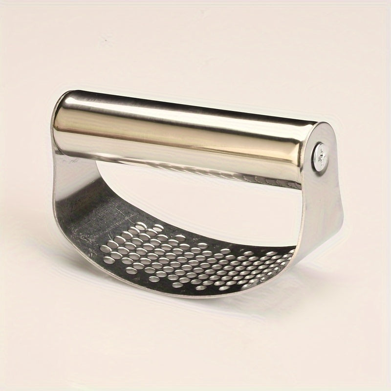 Prensa de ajo de acero inoxidable, picadora de cocina, triturador, fácil de limpiar