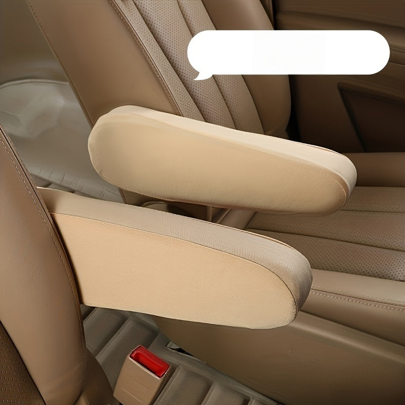 Universal Elastic Fabric Armrest Covers for SUVs Slip-Resistant Durable