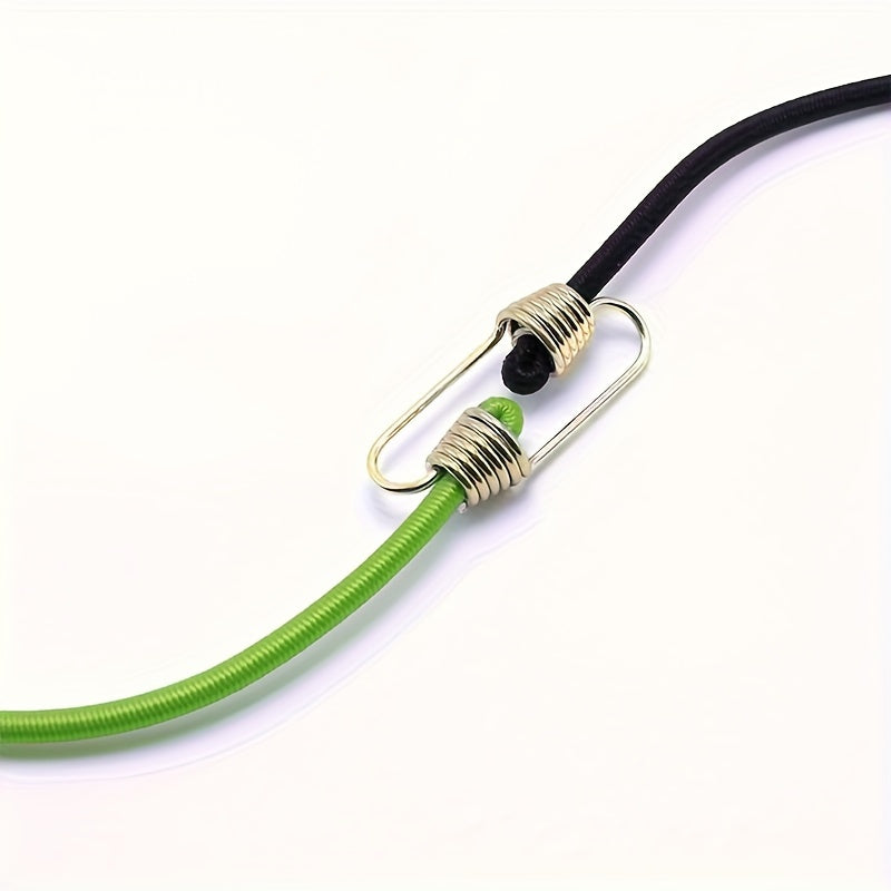 Correas elásticas para equipaje con ganchos de 6/12/24 piezas para acampar, bicicleta, furgoneta, sujeción de cobertores