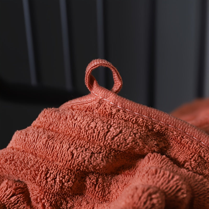 3-Piece Polyester Towel Set Quick-Dry Absorbent Bath Towels 70x140 cm