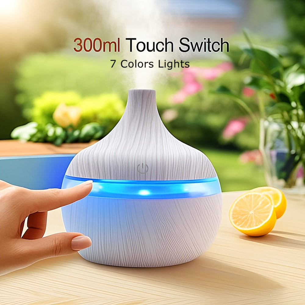 Humidifier for Home and Office, 130ml, Touch Control, 7 Color Lights