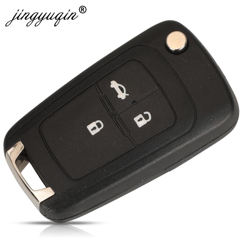 Modified Flip Car Key Shell for Chevrolet Cruze Aveo Without Battery