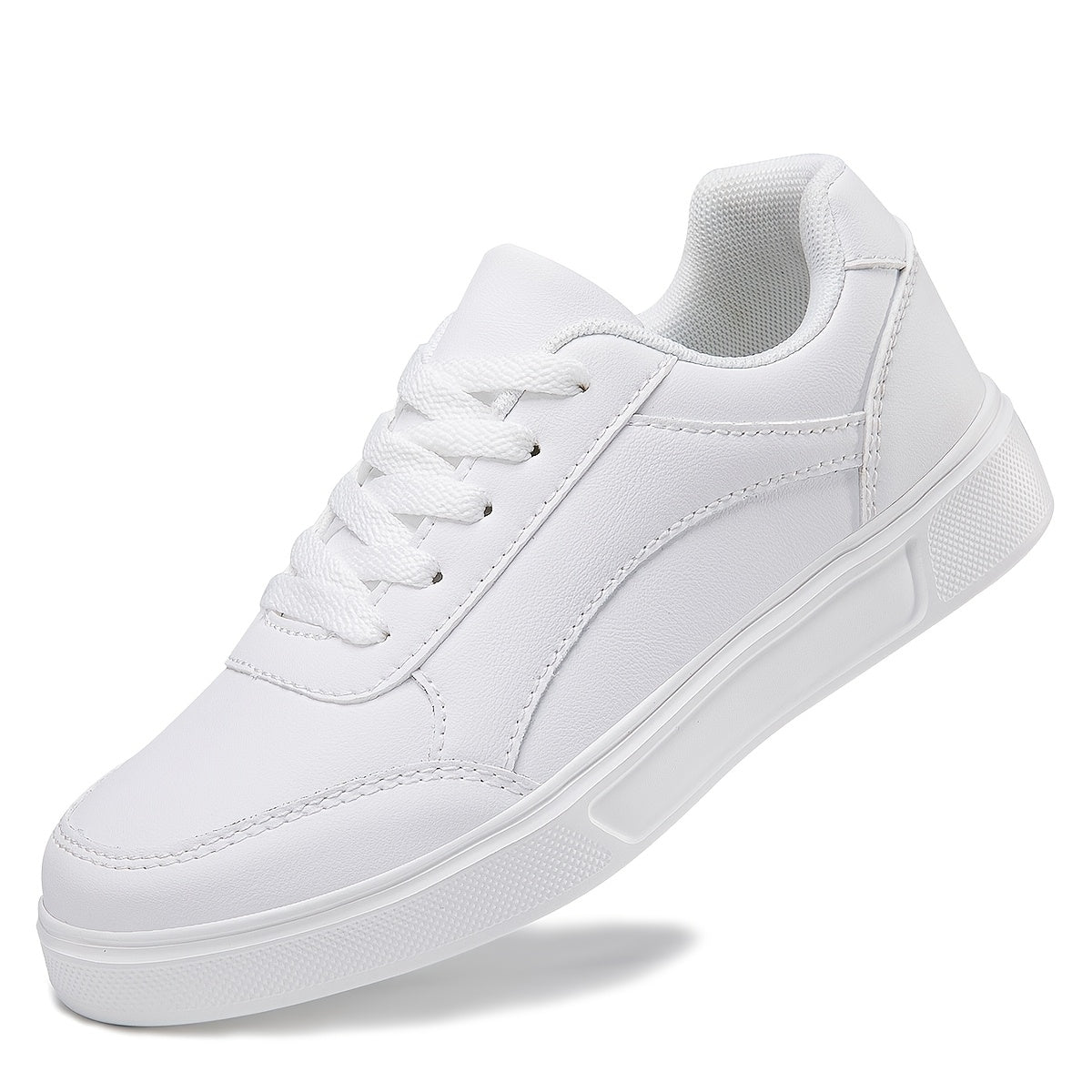 Women Solid Color Casual Sneakers Lace Up Platform Comfort Shoes