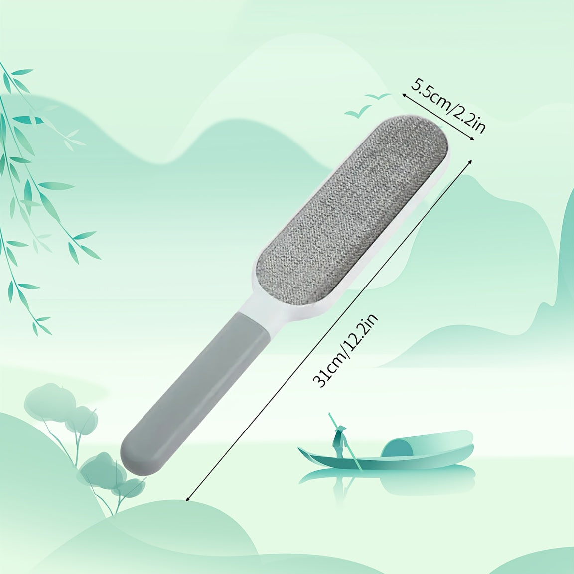 Многоразовая двухсторонняя щетка для удаления шерсти домашних животных с одежды, мебели и кошек