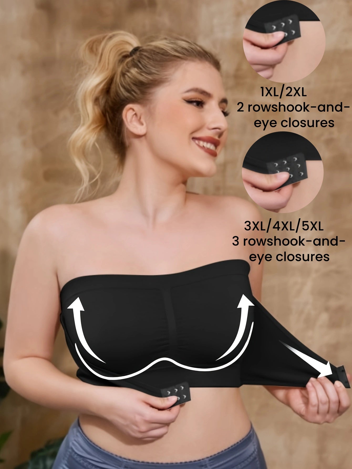 Women’s Plus Size Seamless Sports Bras Adjustable Front Closure Breathable Multi-Use