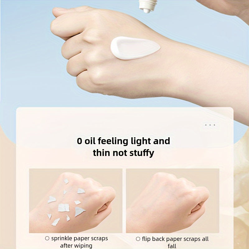 2x50g SPF 50+ PA+++ O'simlik ekstraktlari bilan sezgir teri uchun quyoshdan himoya kremi, yog'siz namlantiruvchi formula - Plyajda foydalanish uchun ideal