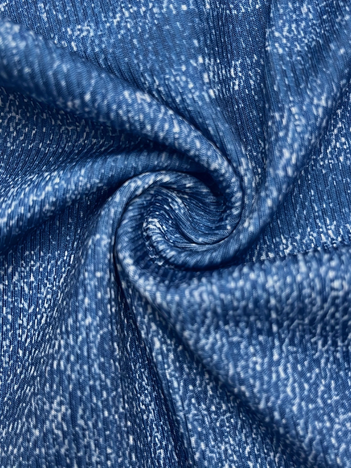 Pantalones capri ajustados de talla grande para mujer con estampado de imitación de mezclilla casual