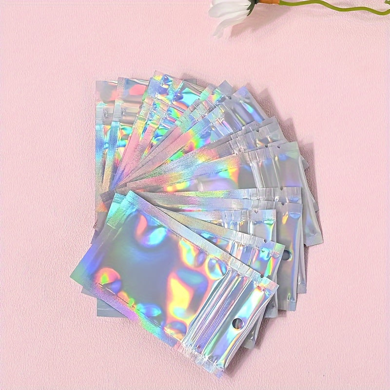 Набор из 50 плоских зиплок-пакетов для хранения кабелей данных и украшений