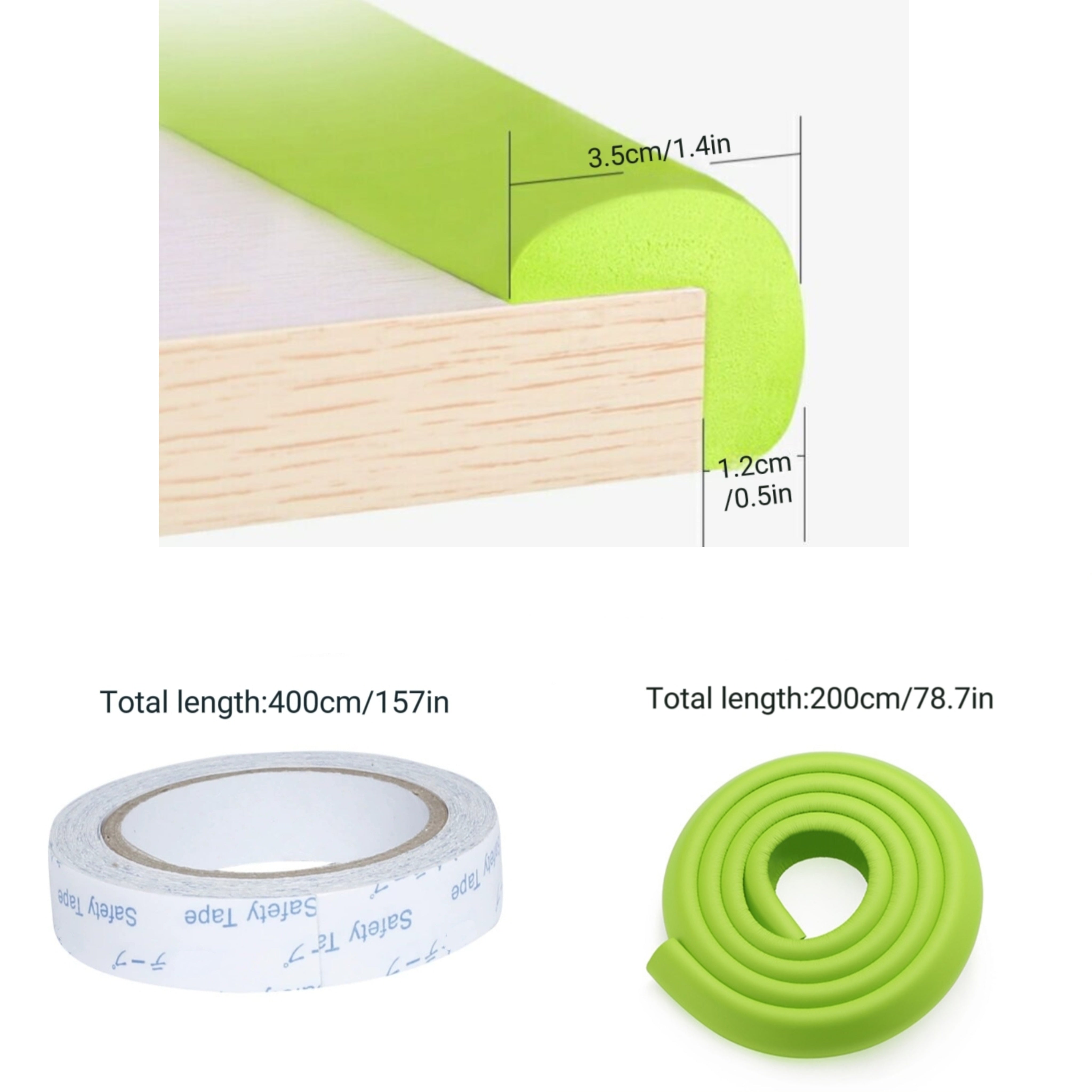 Large Corner Protectors for Furniture Edge and Table Anti-Collision Strip