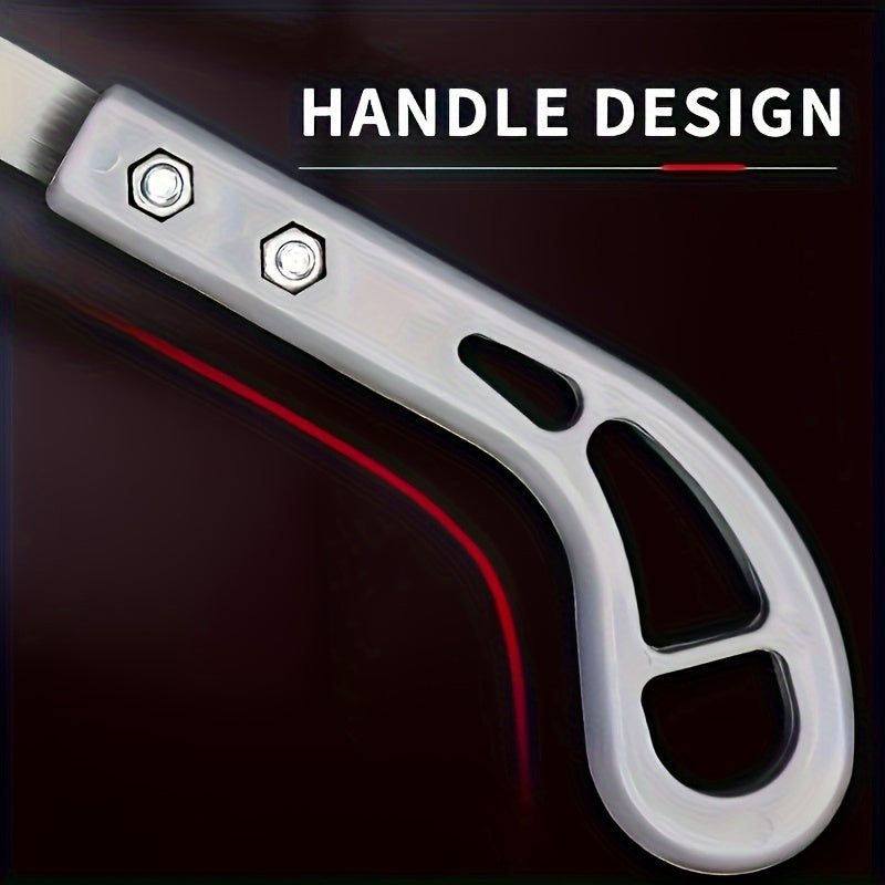 Multi-Purpose Stainless Steel Hand Saw for Gardening and Outdoor Use