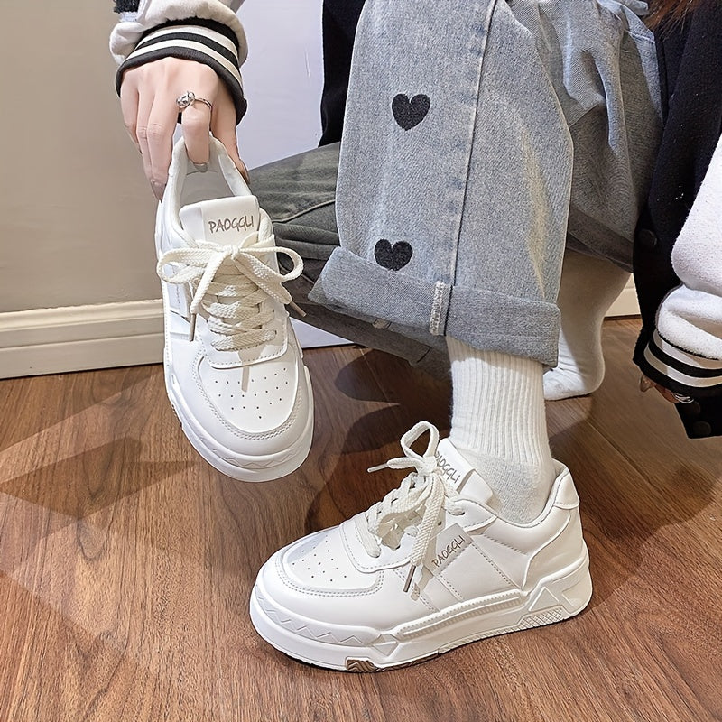 Women's Casual Sneakers Low Top Breathable Fabric Non-Slip Rubber Sole