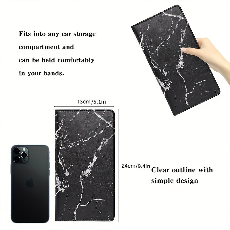 Uniseks sun'iy charm avtomobil hujjatlari tashkilotchisi hamyon kartochka bilan