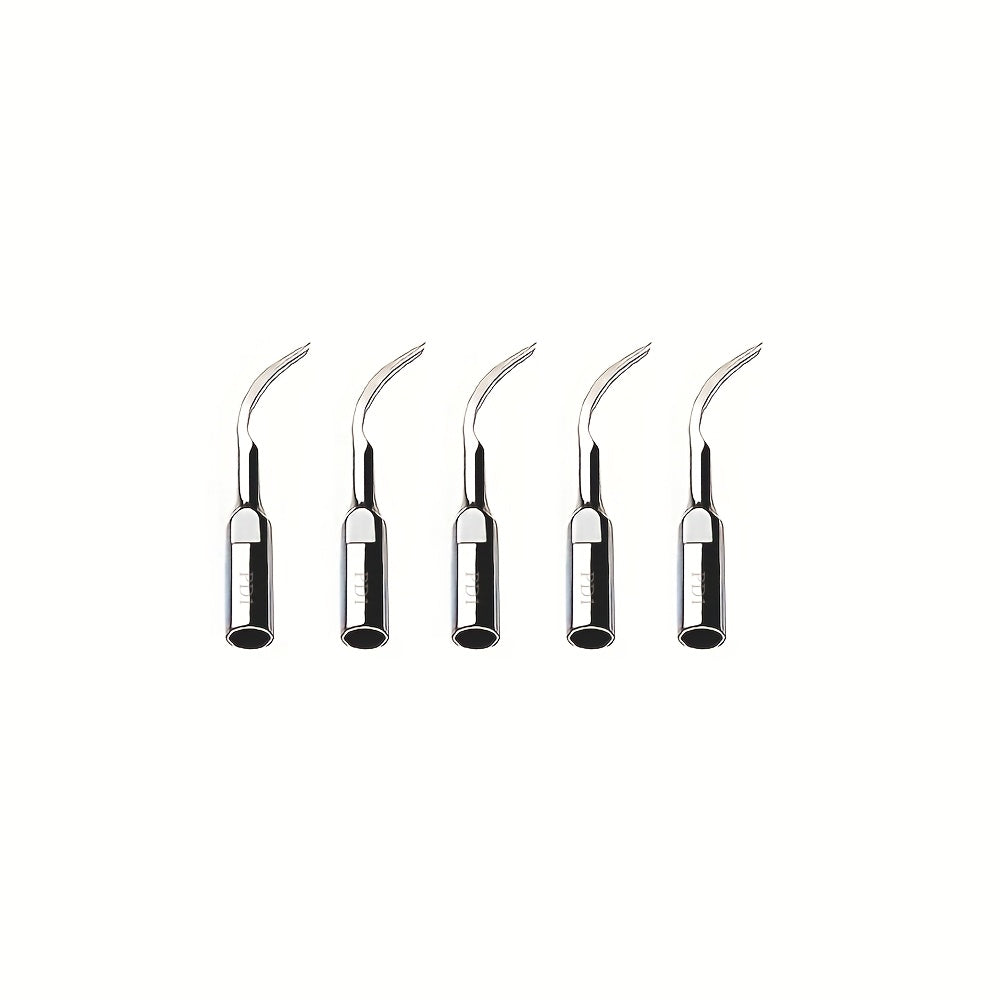 5-Piece Stainless Steel Dental Cleaning Attachments Set for Gum Health Manual Teeth Cleaning