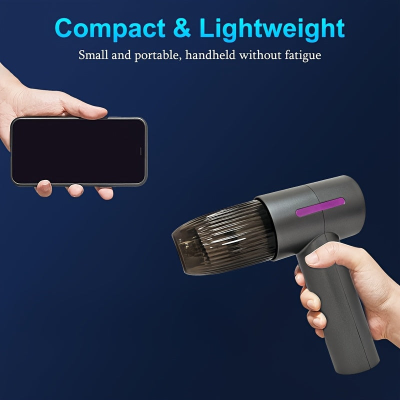 Ручной пылесос 14000PA с длительным временем работы батареи для дома и автомобиля