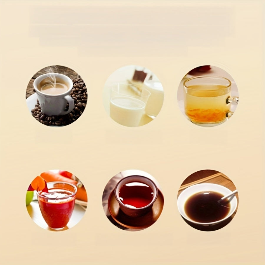 Electric Mixing Cup with LCD Display, Rechargeable, 5000 RPM Motor