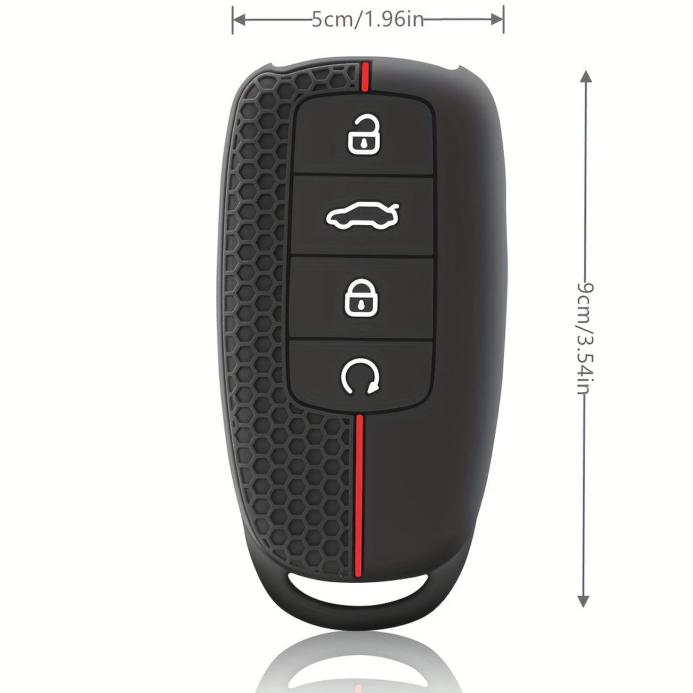 Silicone Car Key Cover for Tigo 7 8 Pro Max Interior Accessories