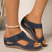 Women's Breathable Indoor Slippers with Flower Design Lightweight Shoes